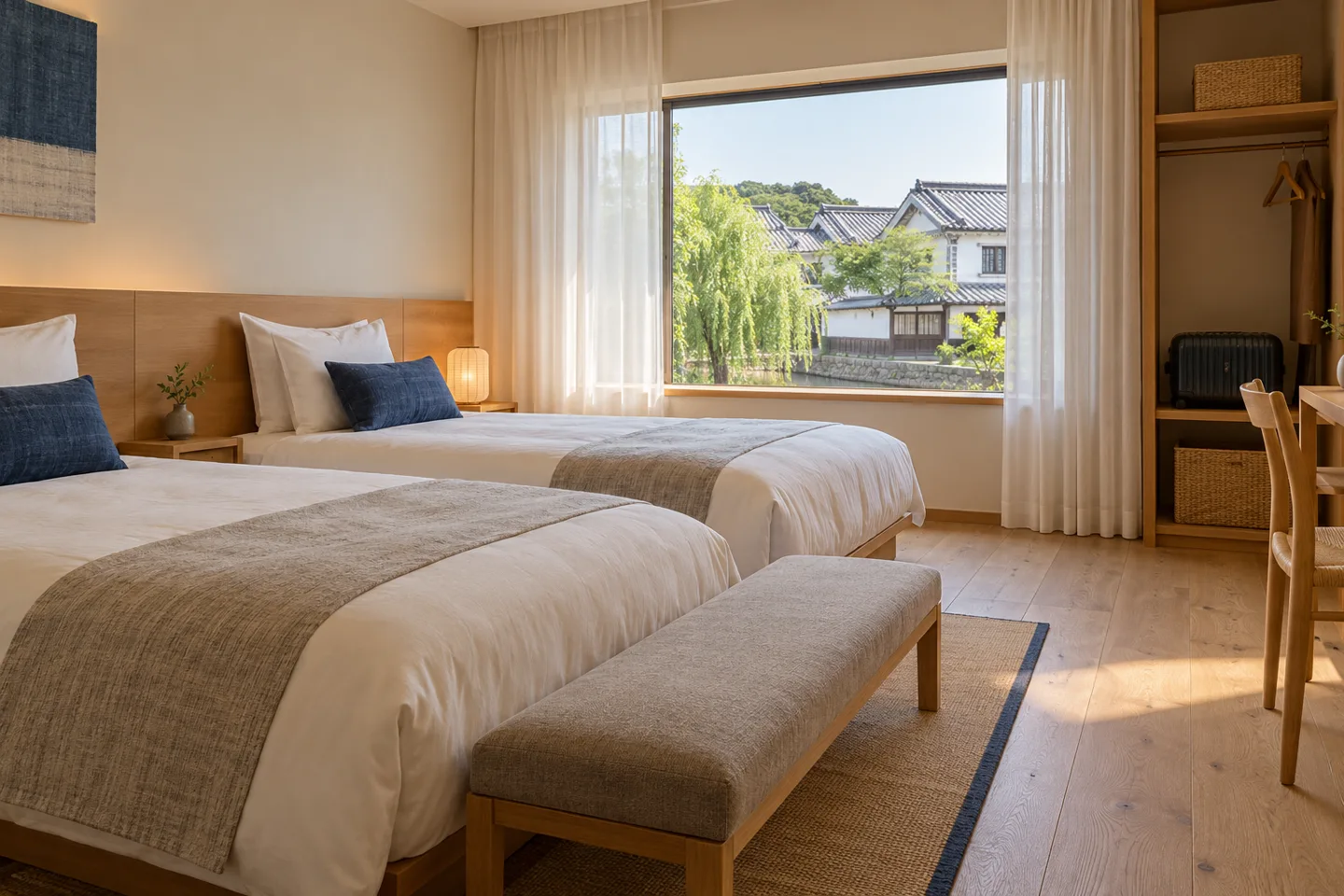 家族での宿泊を想定した客室の生成イメージ